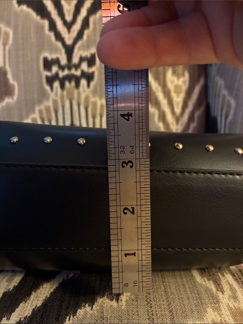 NWT Jen & Co Carmen Vegan Gold Stud Black Crossbody - Picture 12 of 14